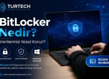 BitLocker ile Windows bilgisayarında disk şifreleme ve veri güvenliği sağlayan kurumsal kullanıcı